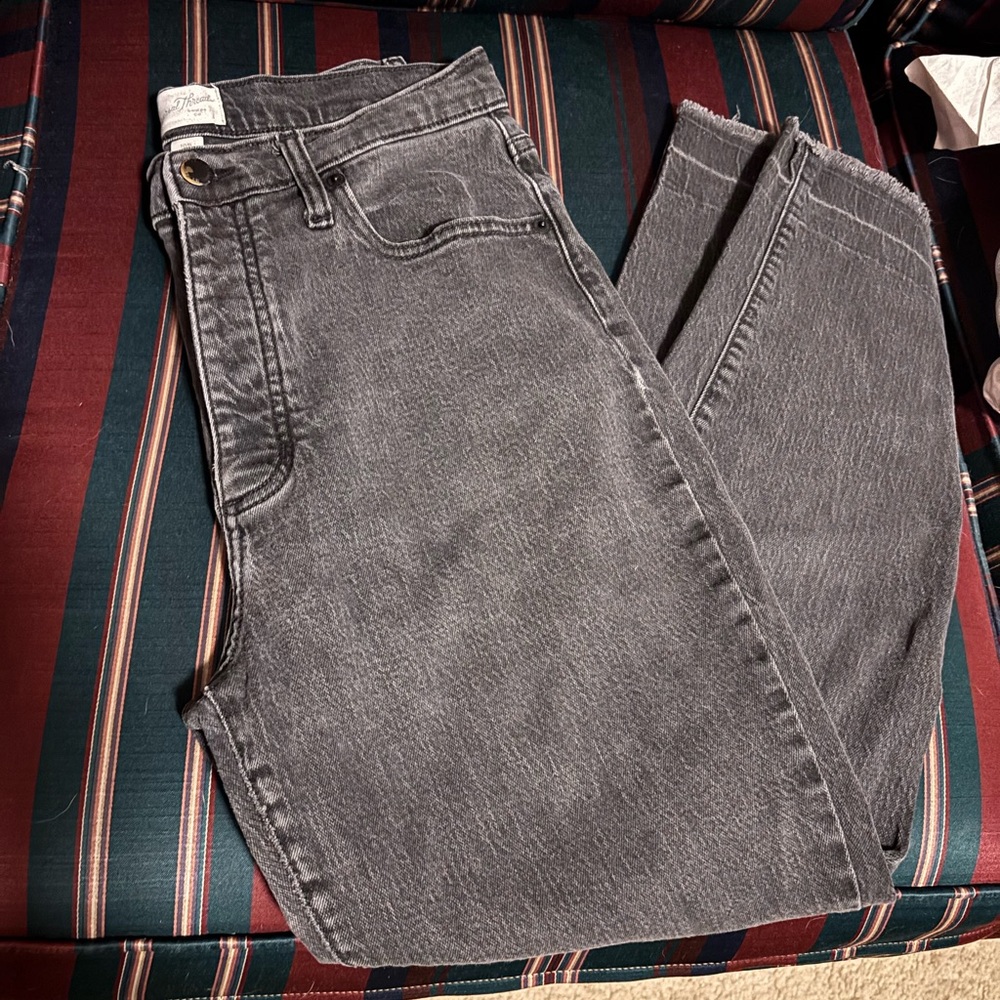 Universal Thread Washed Black Straight Jeans